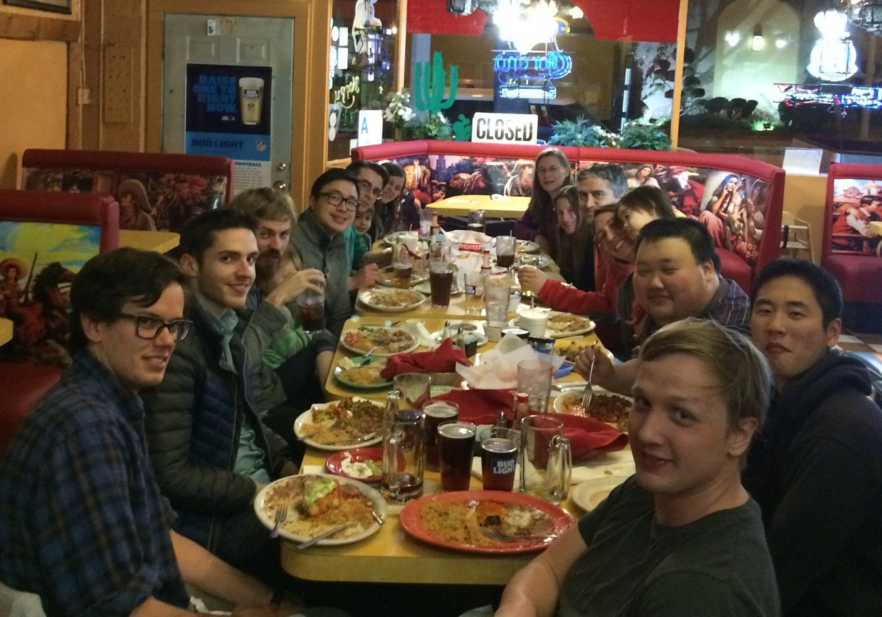 group photo of lab members