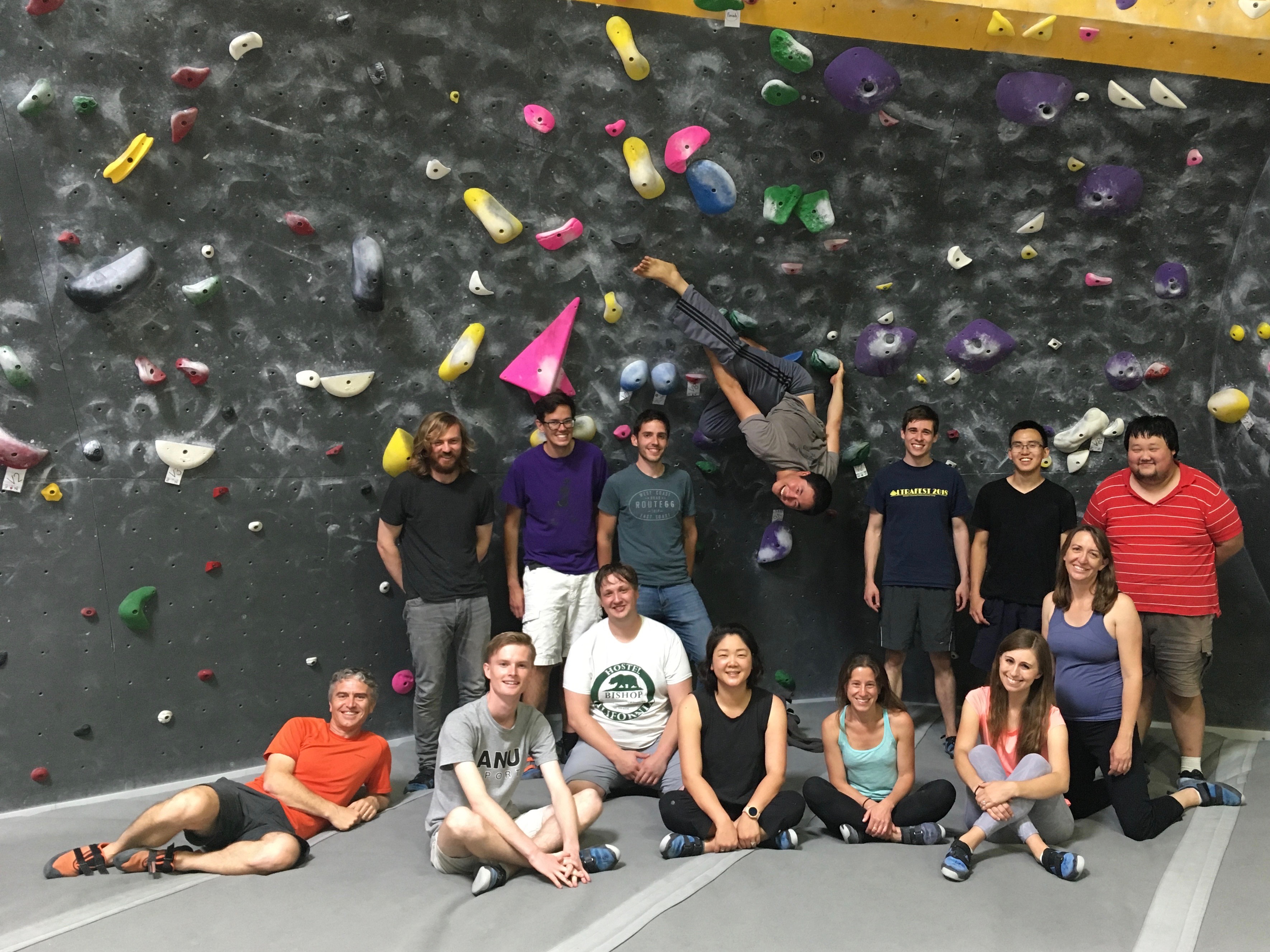 group photo of lab members