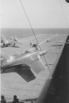 Flight Deck in caribbean 1954