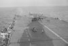 Aft Flight Deck in caribbean 1954