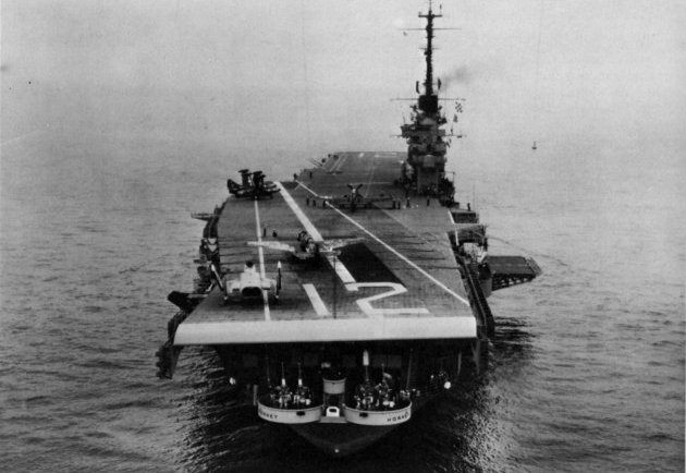 At Puget Sound Flight Deck View 24 August 1956