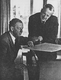 A picture of Britten and Pears